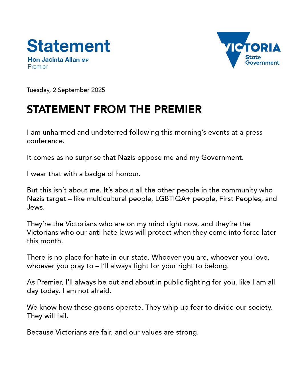 statement from the Victoria premier.jpg